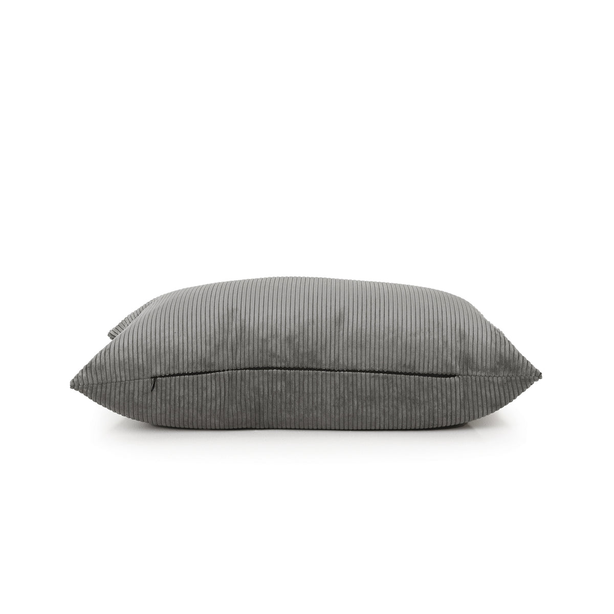 Grey - Cord Cushion - 40 x 60
