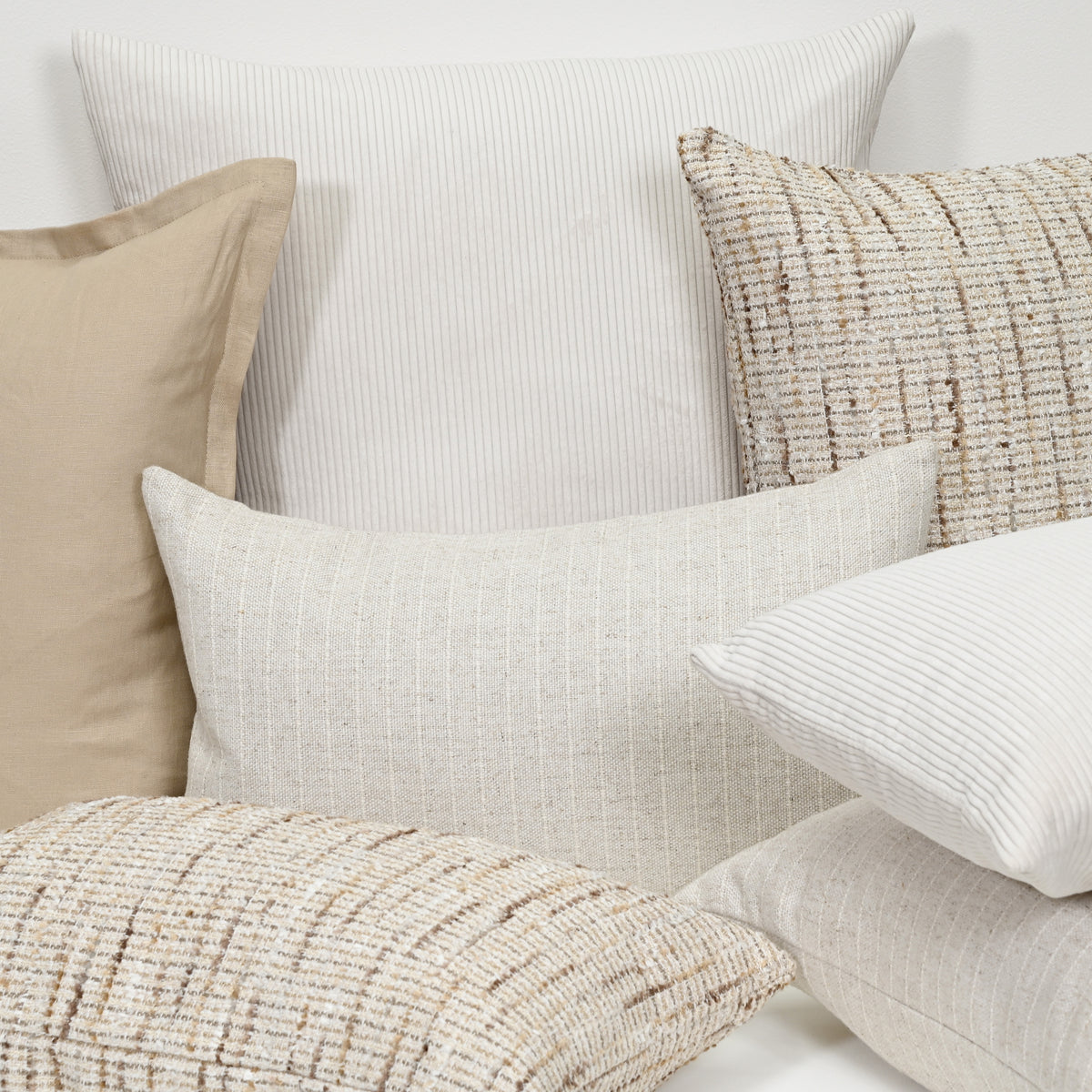 Sandy Pinstripe - Fabric Cushion - 40 x 60