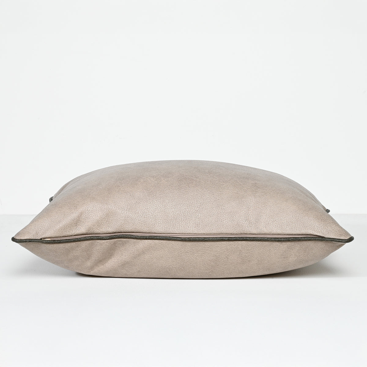 Art Leather Taupe - Vinyl Cushion - 40 x 60