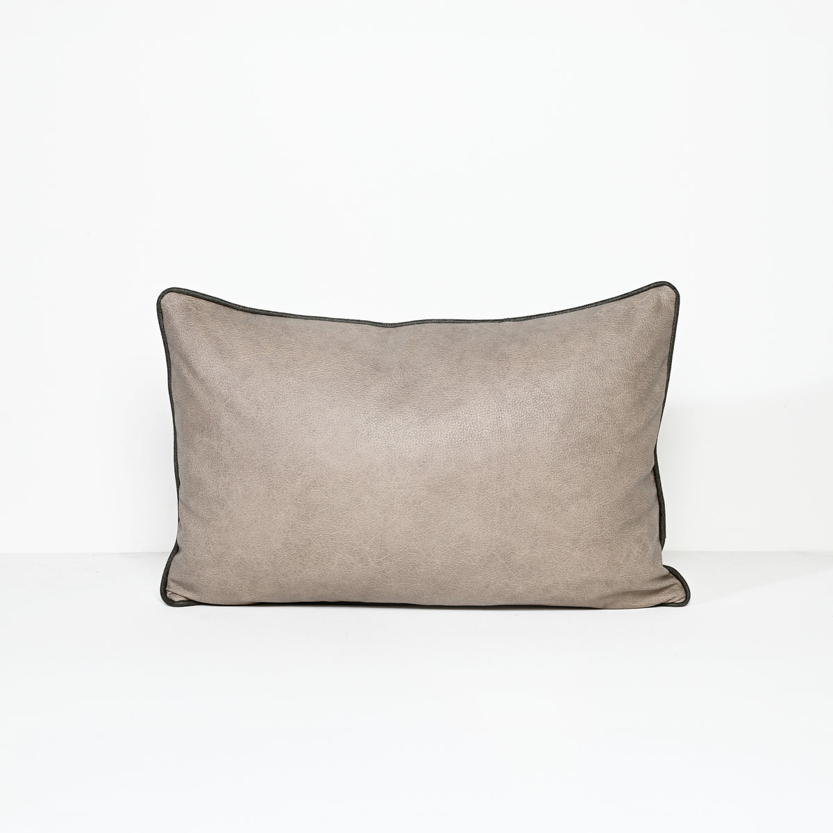 Art Leather Taupe - Vinyl Cushion - 40 x 60