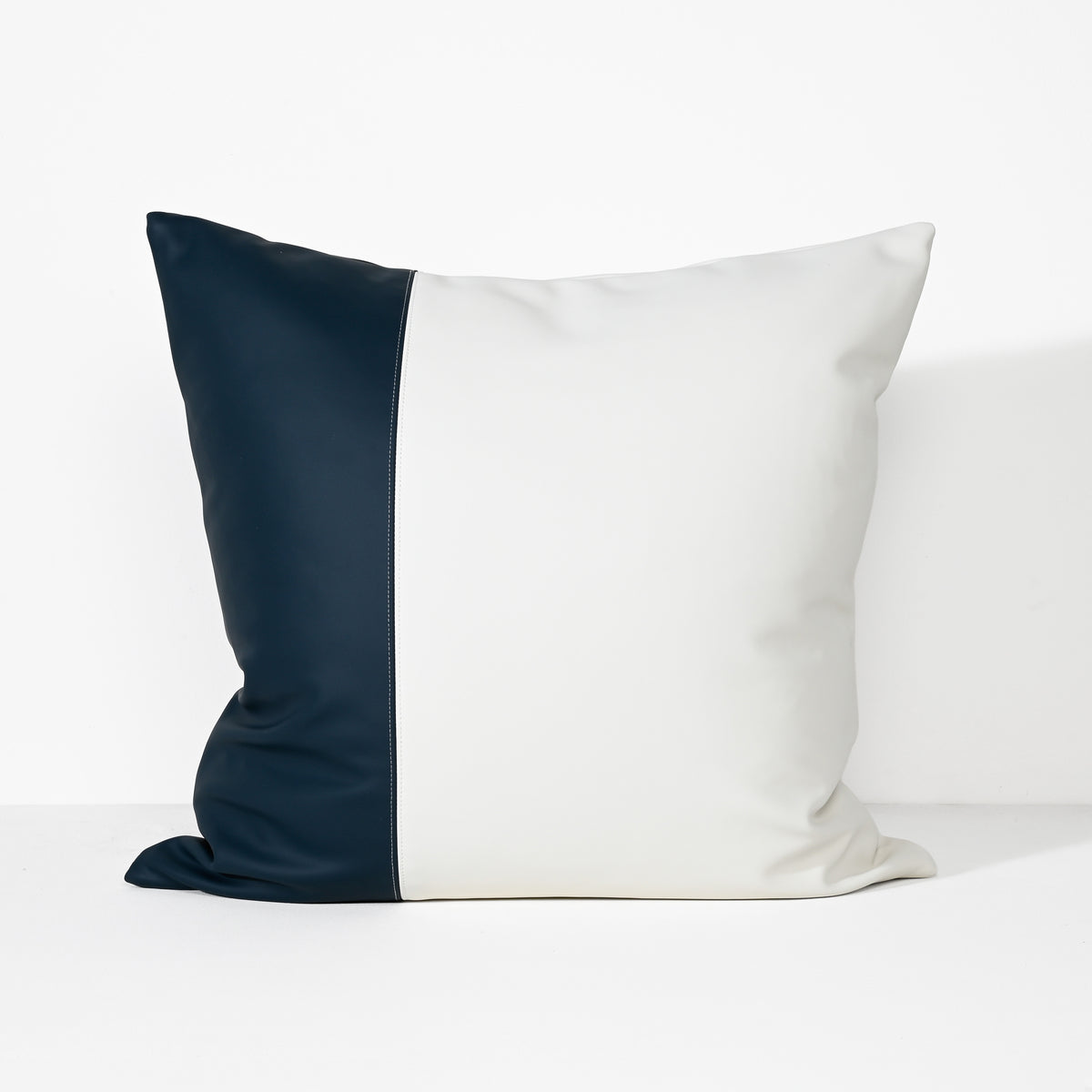 Nautical Smooth White - Vinyl Cushion - 55 X 55