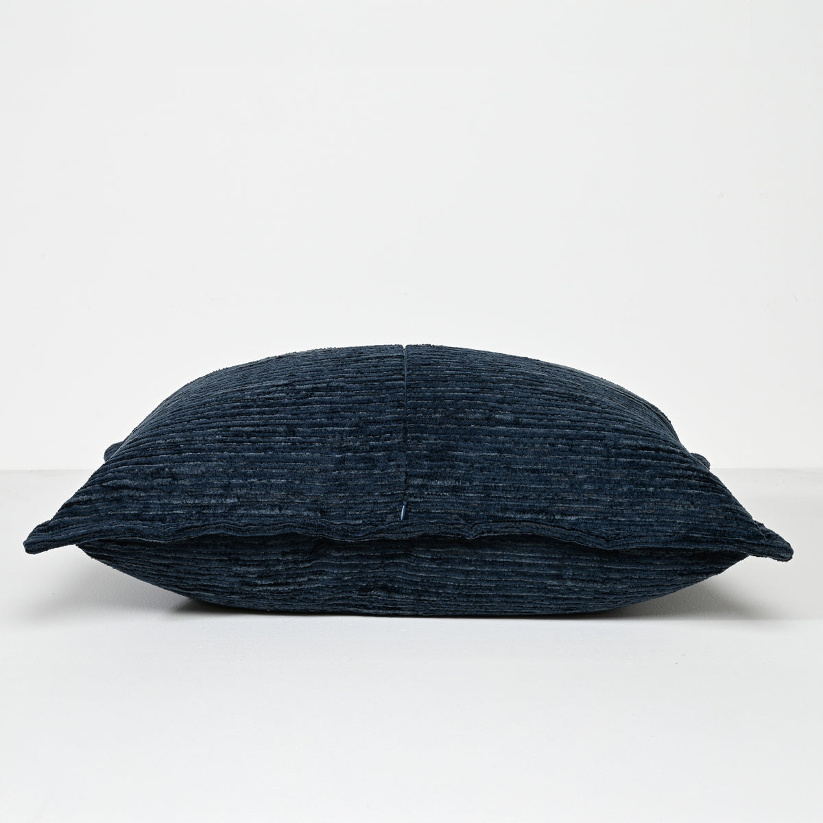 Ruffled Indigo - Velvet Cushion - 40 X 60