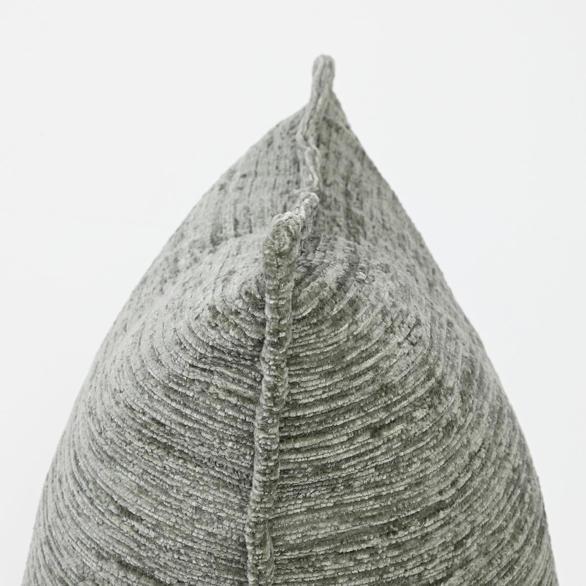 Ruffled Sage - Fabric Cushion - 55 X 55