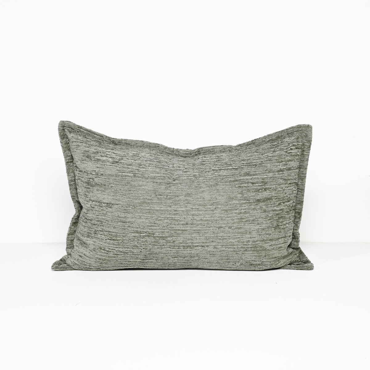 Ruffled Sage - Fabric Cushion - 40 X 60