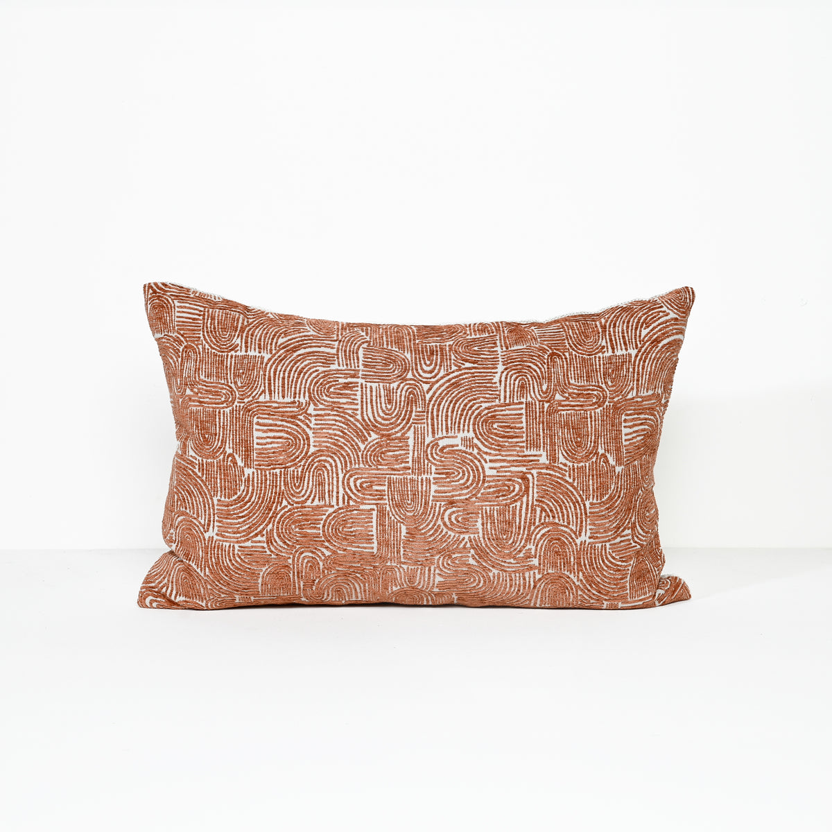 Rusted Swirl - Fabric Cushion - 40 X 60