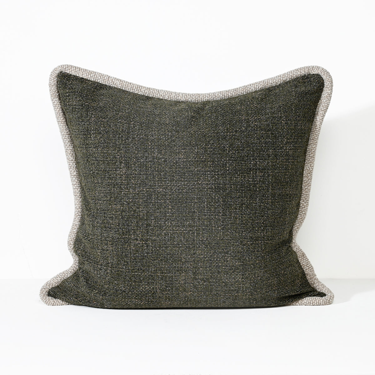 Woven Moss - Fabric Cushion - 55 X 55